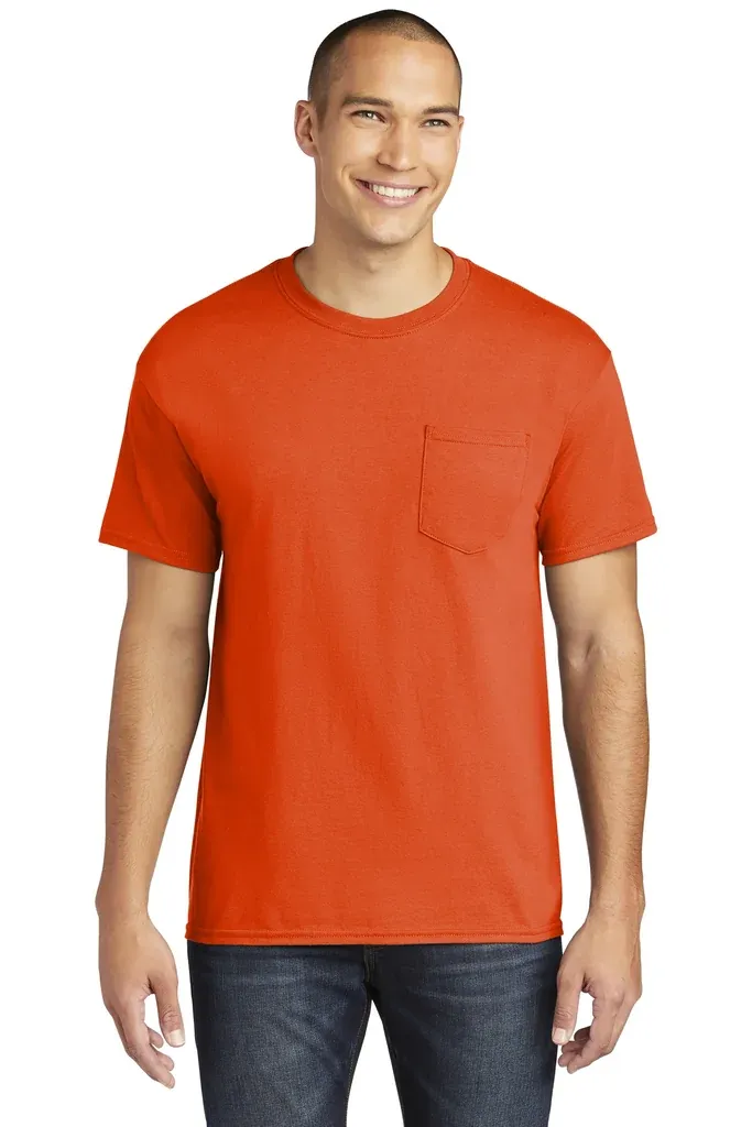 Gildan ® Heavy Cotton  100% Cotton Pocket T-Shirt. 5300 - additional view 7