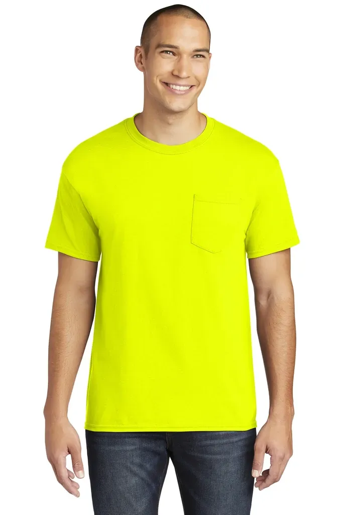 Gildan ® Heavy Cotton  100% Cotton Pocket T-Shirt. 5300 - additional view 4