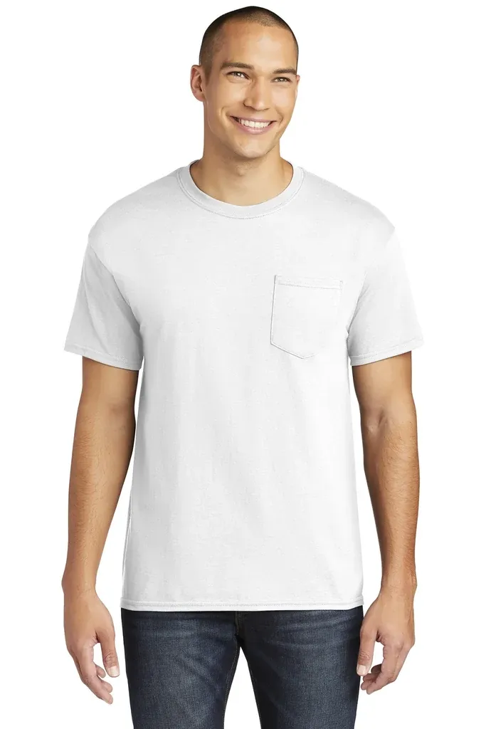 Gildan ® Heavy Cotton  100% Cotton Pocket T-Shirt. 5300 - additional view 8