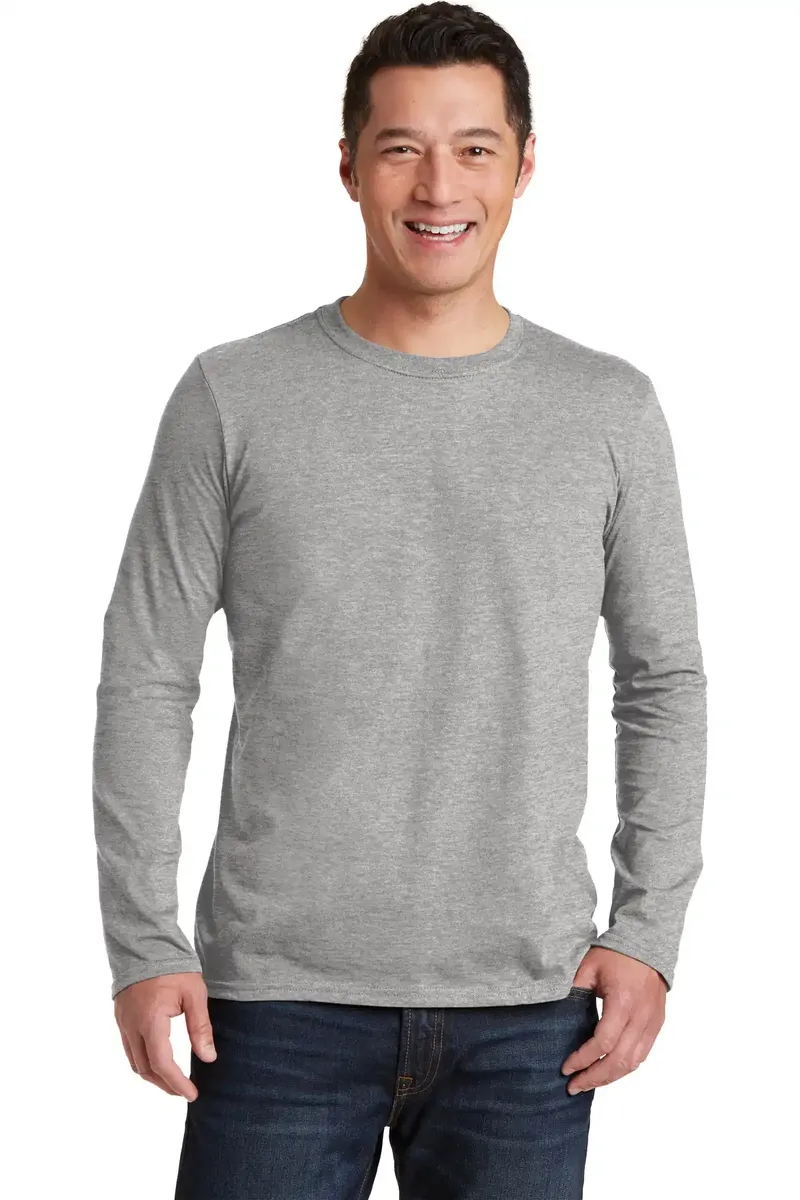 Gildan Softstyle® Long Sleeve T-Shirt. 64400 - additional view 2