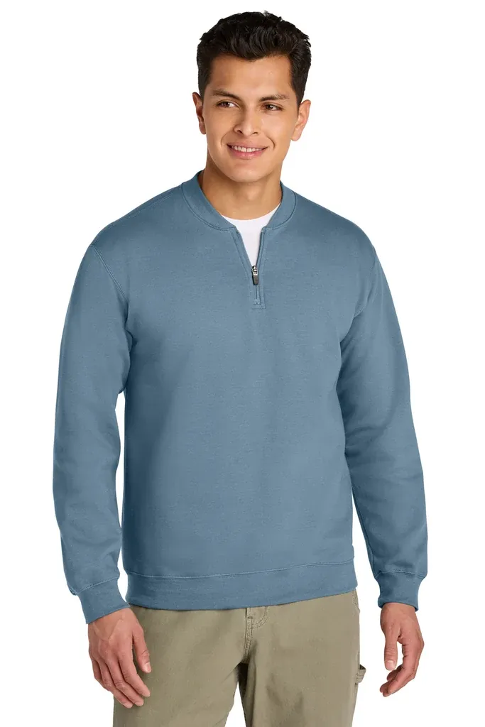 Gildan® Softstyle® Midweight Fleece 1/4-Zip SF008 - additional view 2