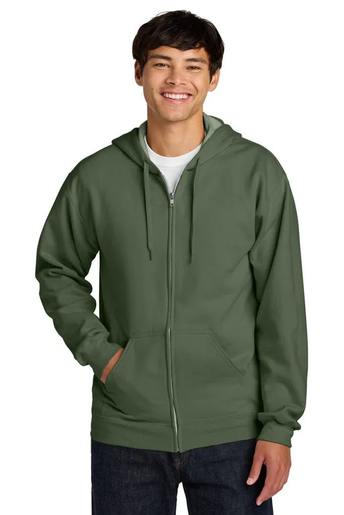 Gildan Softstyle® Midweight Fleece Full-Zip Hooded Sweatshirt SF600 - additional view 11