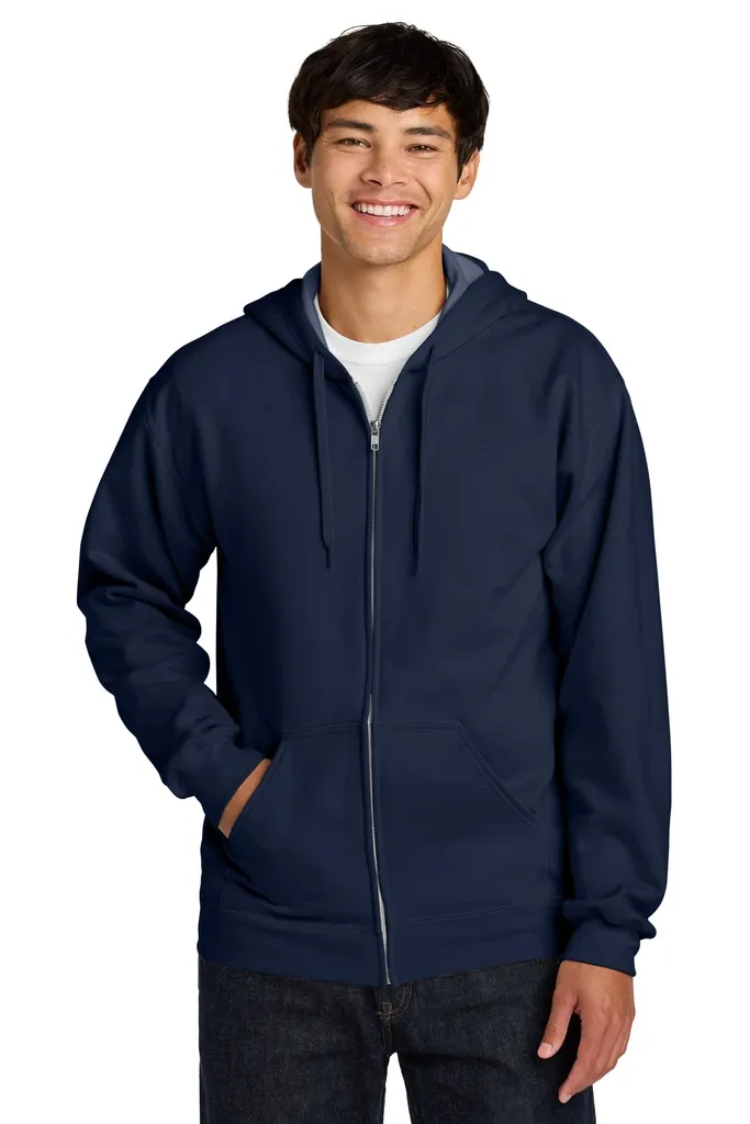 Gildan Softstyle® Midweight Fleece Full-Zip Hooded Sweatshirt SF600 - additional view 10