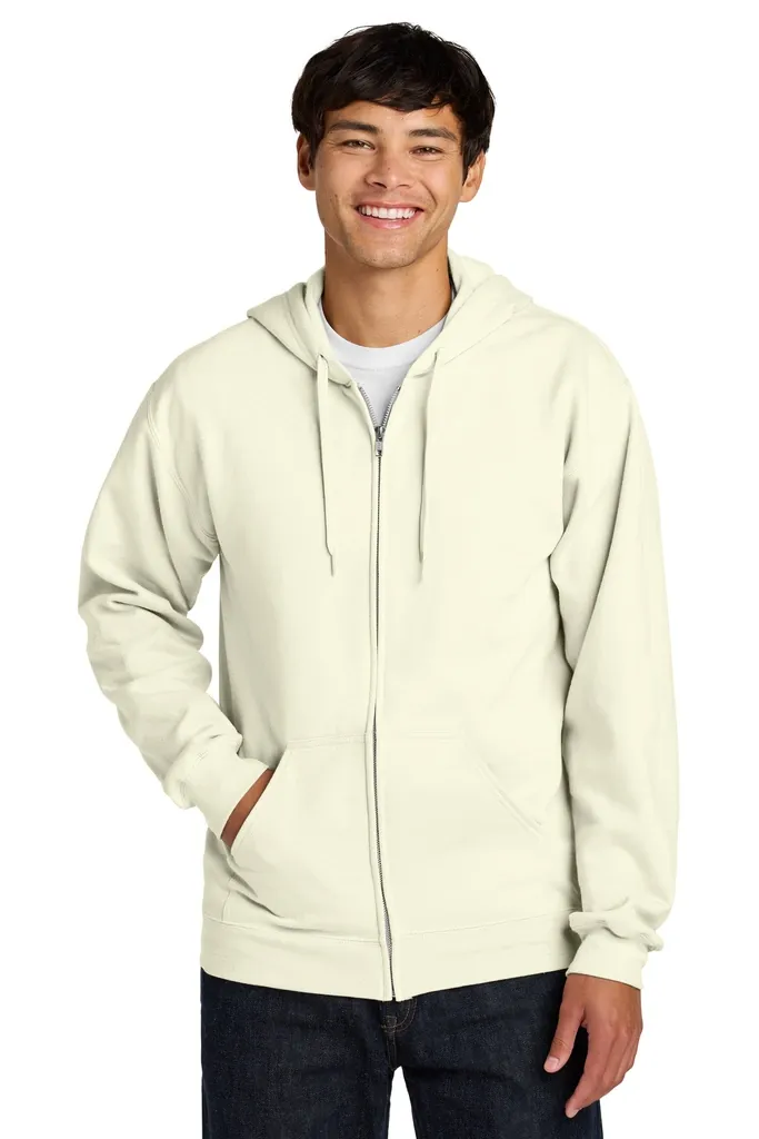Gildan Softstyle® Midweight Fleece Full-Zip Hooded Sweatshirt SF600 - additional view 6