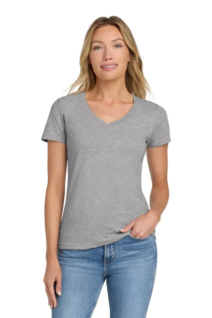 Gildan Softstyle® Women's Fit V-Neck T-Shirt. 64V00L - additional view 4