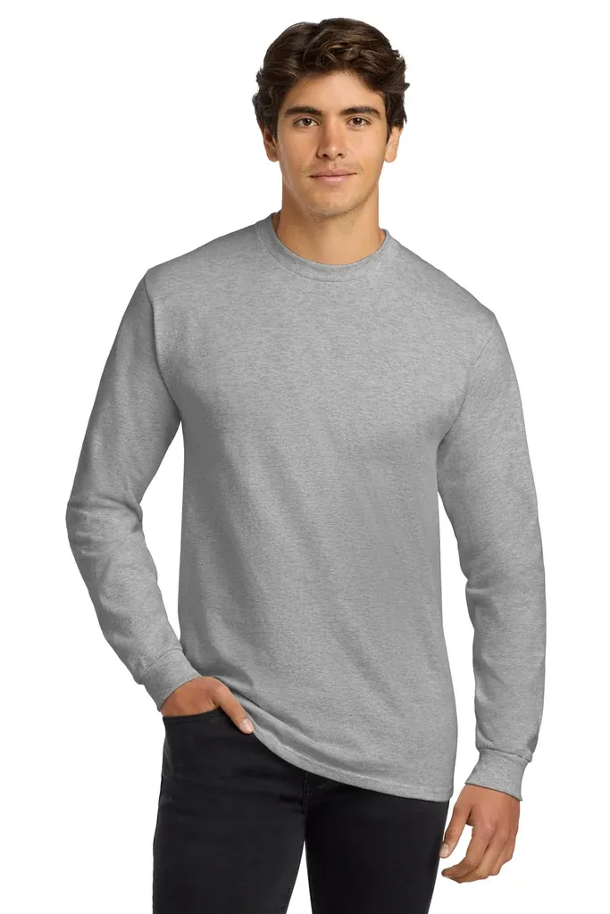 Gildan® - Ultra Cotton® 100% US Cotton Long Sleeve T-Shirt.  G2400 - additional view 8