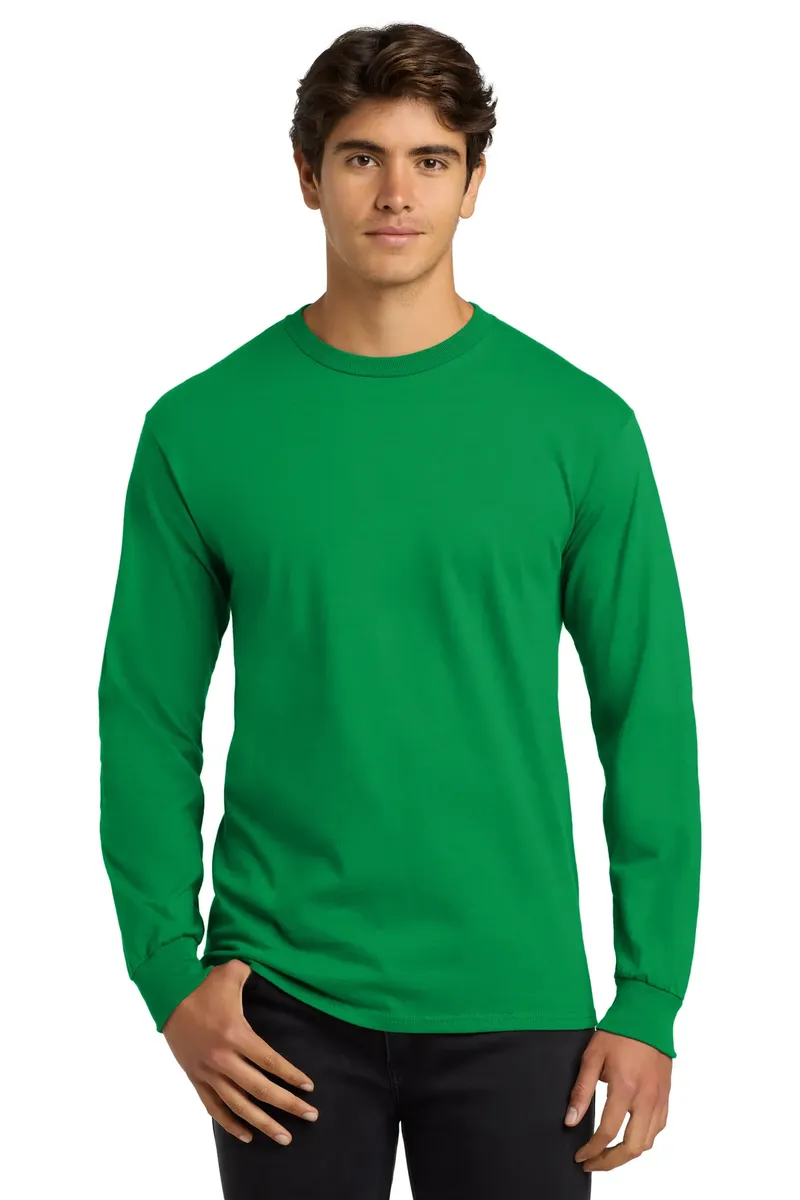 Gildan® - Ultra Cotton® 100% US Cotton Long Sleeve T-Shirt.  G2400 - additional view 1