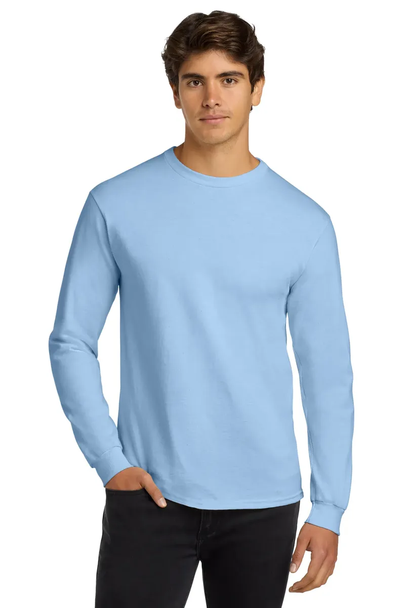 Gildan® - Ultra Cotton® 100% US Cotton Long Sleeve T-Shirt.  G2400 - additional view 6