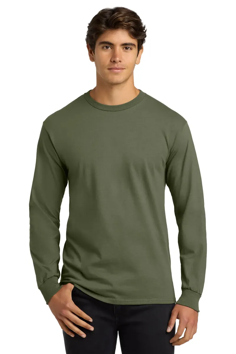 Gildan® - Ultra Cotton® 100% US Cotton Long Sleeve T-Shirt.  G2400 - additional view 11