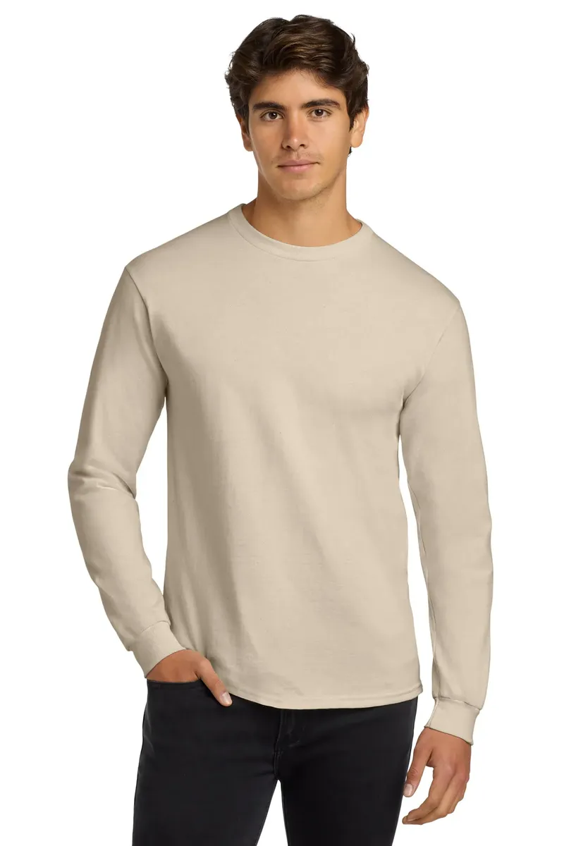 Gildan® - Ultra Cotton® 100% US Cotton Long Sleeve T-Shirt.  G2400 - additional view 17
