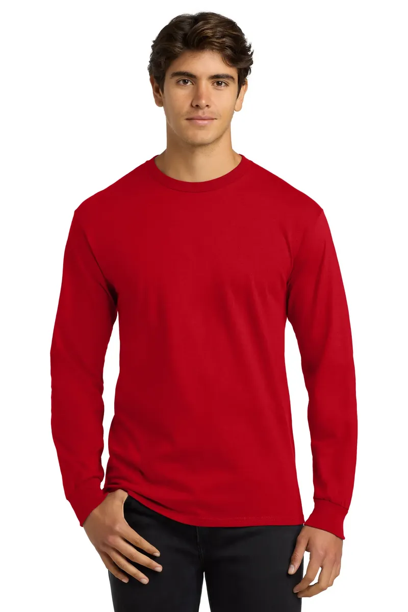 Gildan® - Ultra Cotton® 100% US Cotton Long Sleeve T-Shirt.  G2400 - additional view 4