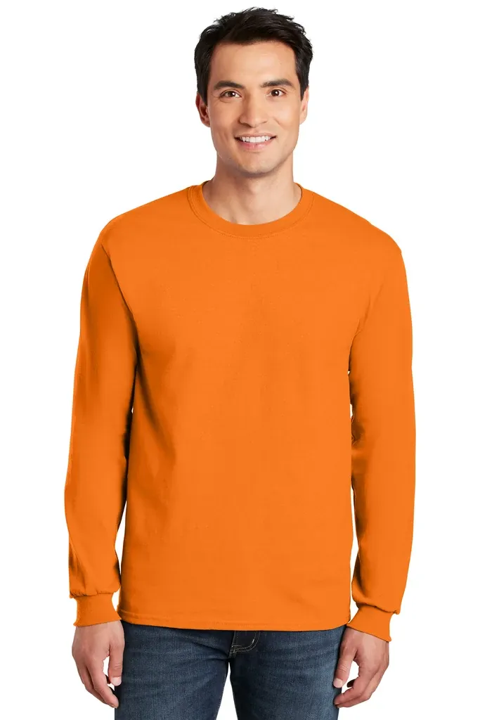 Gildan® - Ultra Cotton® 100% US Cotton Long Sleeve T-Shirt.  G2400 - additional view 7