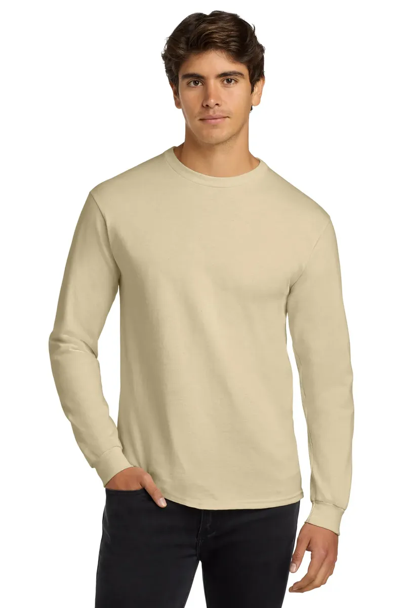 Gildan® - Ultra Cotton® 100% US Cotton Long Sleeve T-Shirt.  G2400 - additional view 16
