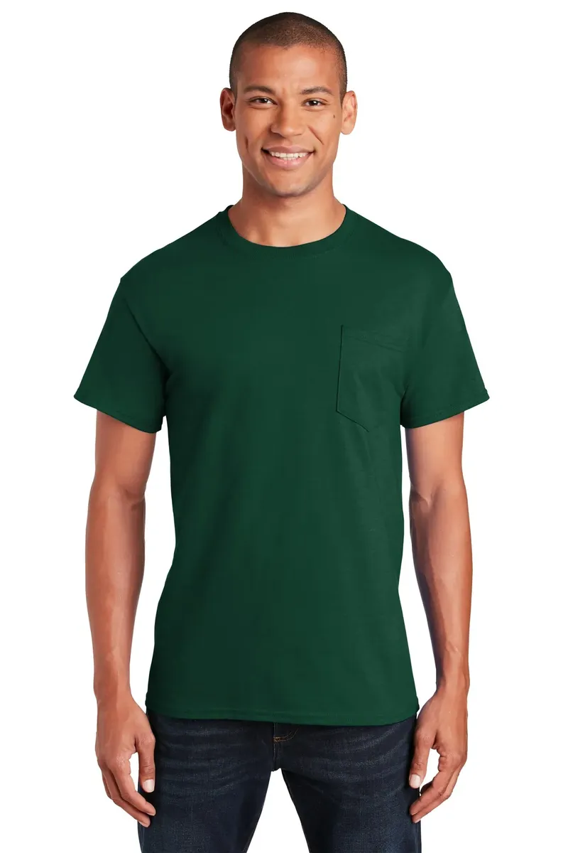 Gildan® - Ultra Cotton® 100% US Cotton T-Shirt with Pocket. 2300