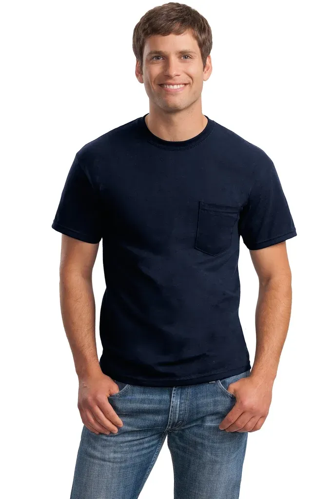 Gildan® - Ultra Cotton® 100% US Cotton T-Shirt with Pocket.  2300 - additional view 5