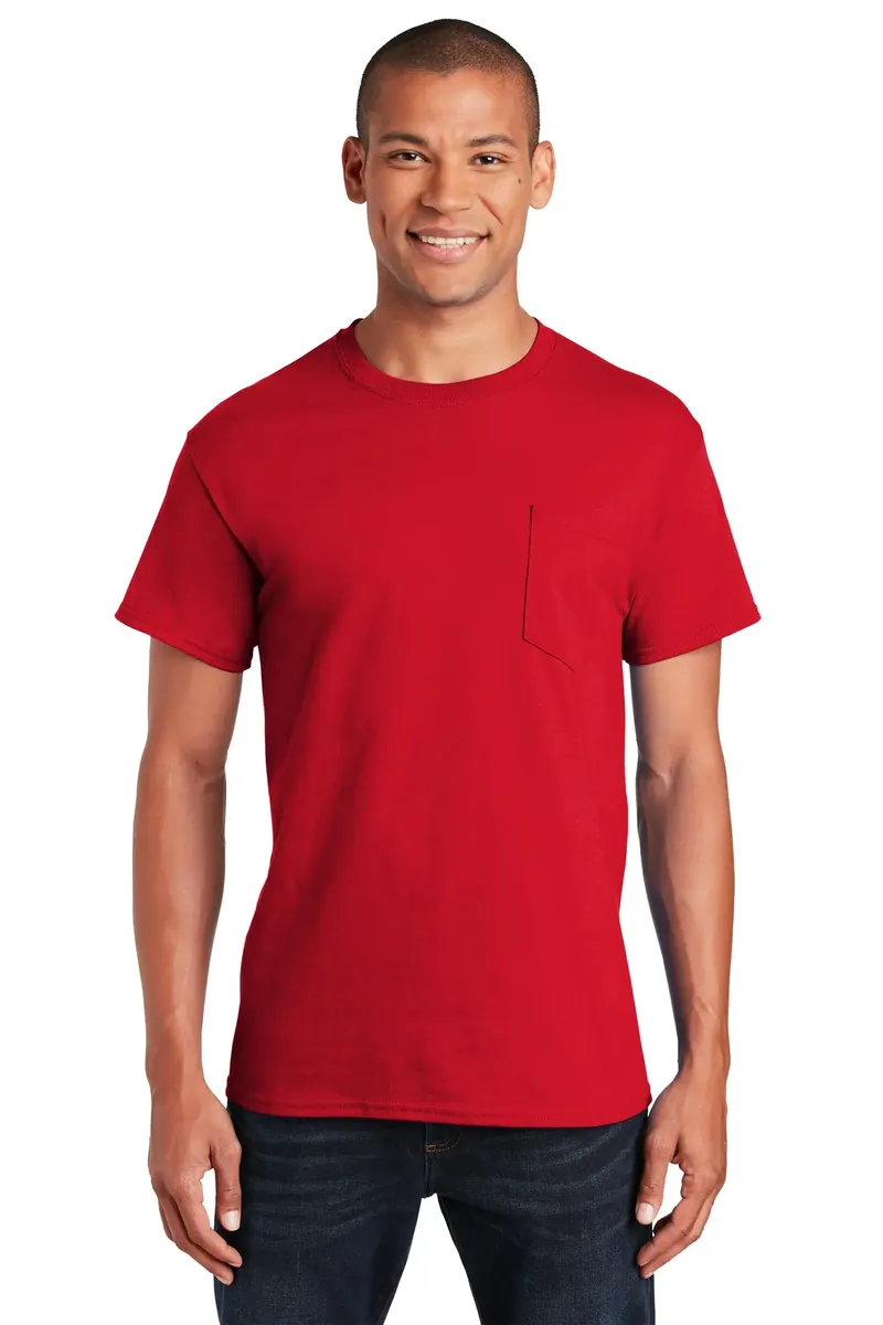 Gildan® - Ultra Cotton® 100% US Cotton T-Shirt with Pocket.  2300 - additional view 4