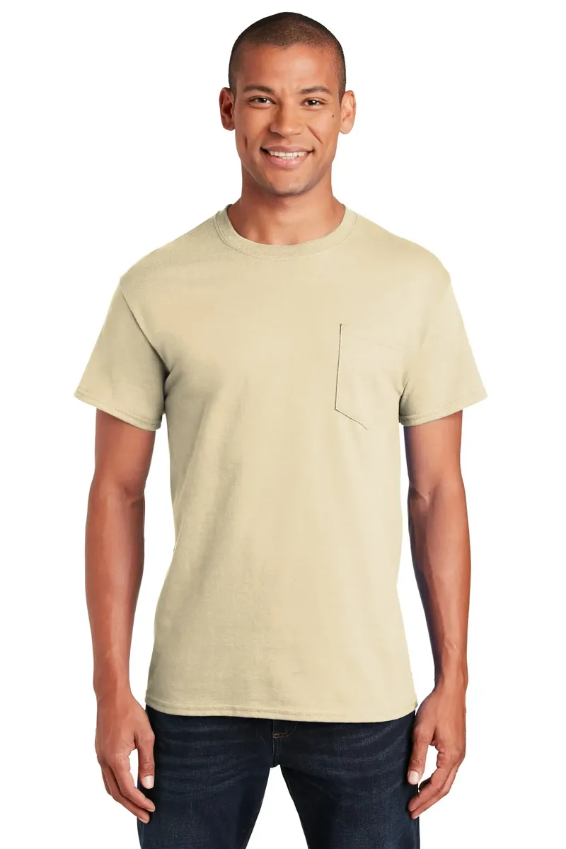 Gildan® - Ultra Cotton® 100% US Cotton T-Shirt with Pocket.  2300 - additional view 14