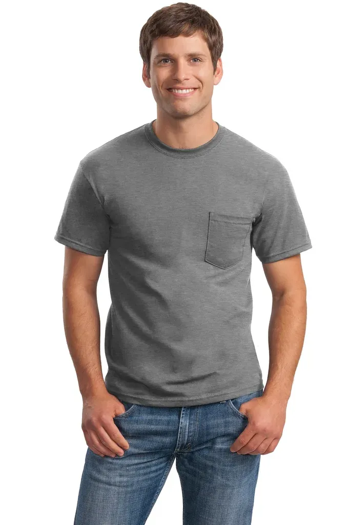 Gildan® - Ultra Cotton® 100% US Cotton T-Shirt with Pocket.  2300 - additional view 11