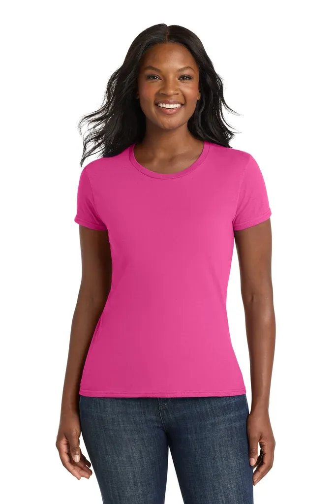 Gildan® Women's 100% Ring Spun Cotton T-Shirt. 880 - additional view 8