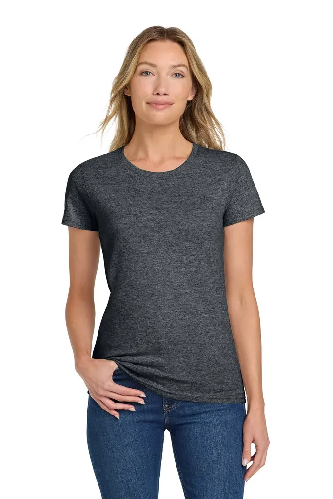 Gildan® Women's Heavy Cotton 100% Cotton T-Shirt. 5000L - additional view 2