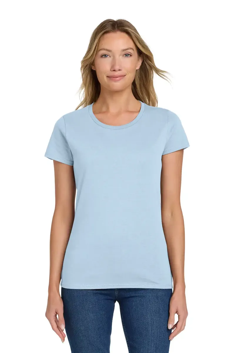 Gildan® Women's Heavy Cotton 100% Cotton T-Shirt. 5000L - additional view 1