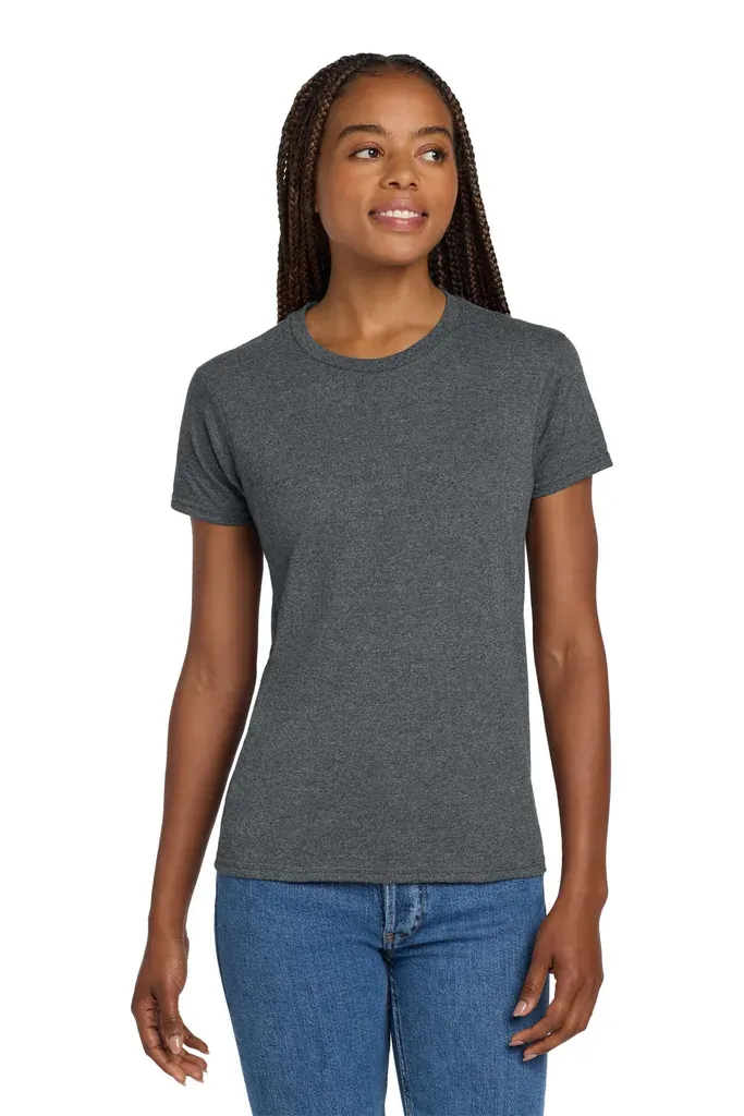 Gildan® Women's Ultra Cotton® 100% US Cotton T-Shirt. 2000L - additional view 4