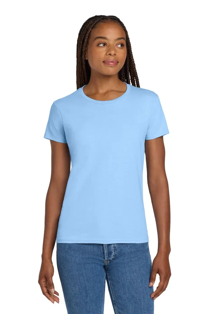 Gildan® Women's Ultra Cotton® 100% US Cotton T-Shirt. 2000L - additional view 22