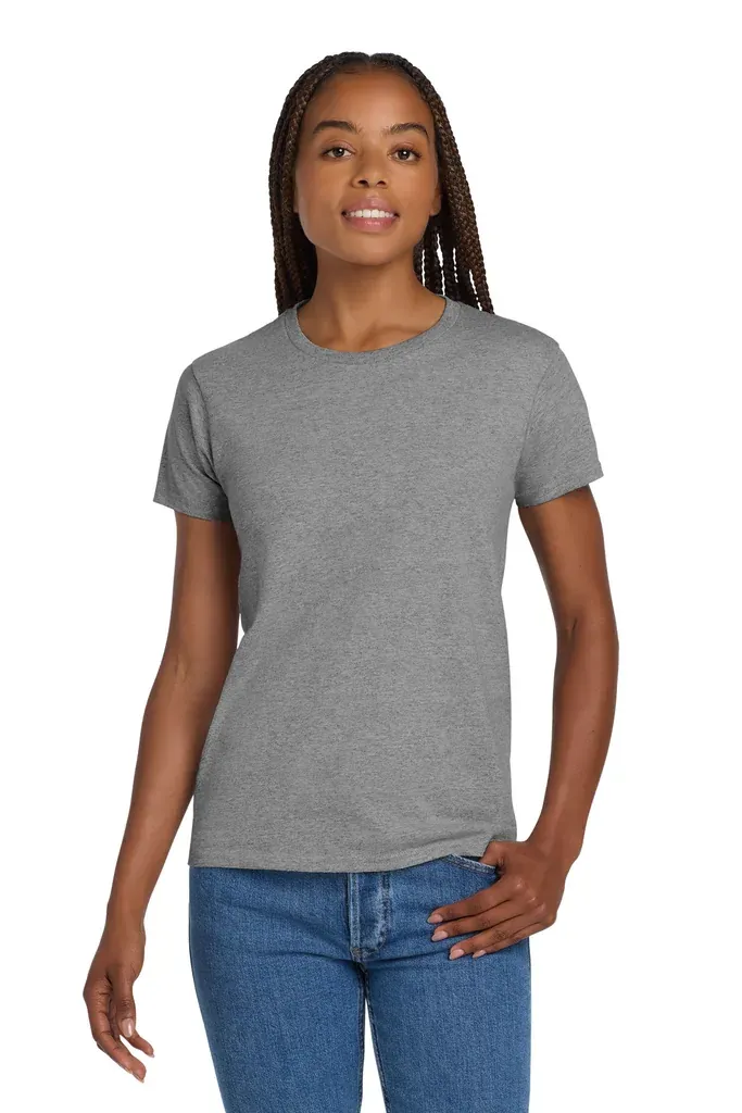 Gildan® Women's Ultra Cotton® 100% US Cotton T-Shirt. 2000L - additional view 16