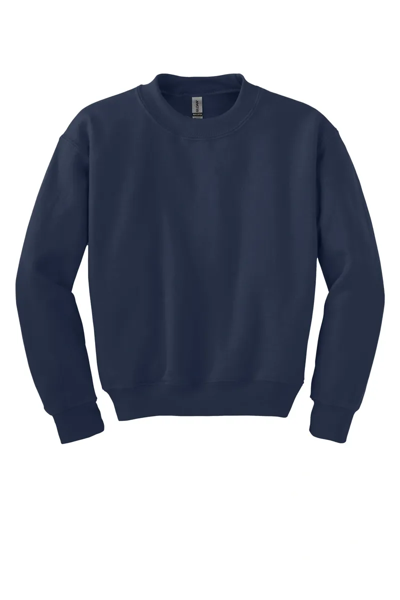 Gildan® Youth Heavy Blend Crewneck Sweatshirt.  18000B - additional view 1