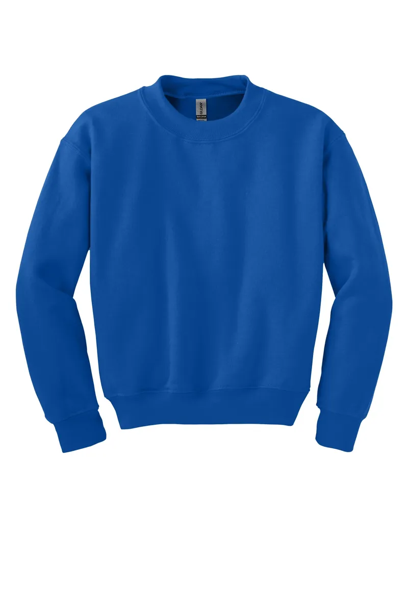 Gildan® Youth Heavy Blend Crewneck Sweatshirt.  18000B - additional view 5
