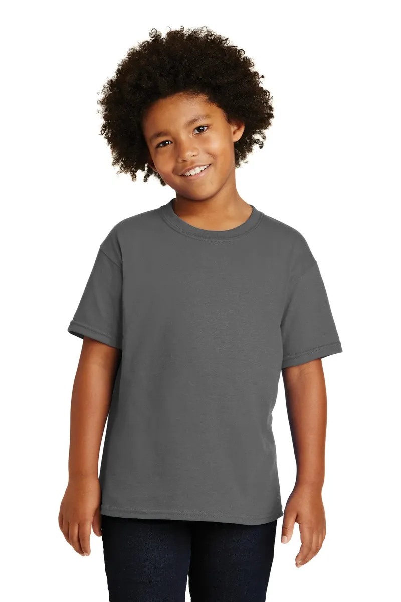 Gildan® - Youth  Heavy Cotton 100% Cotton T-Shirt.  5000B - additional view 3