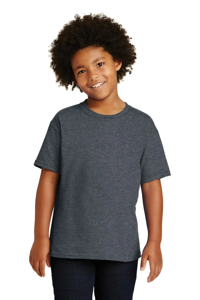 Gildan® - Youth  Heavy Cotton 100% Cotton T-Shirt.  5000B - additional view 2
