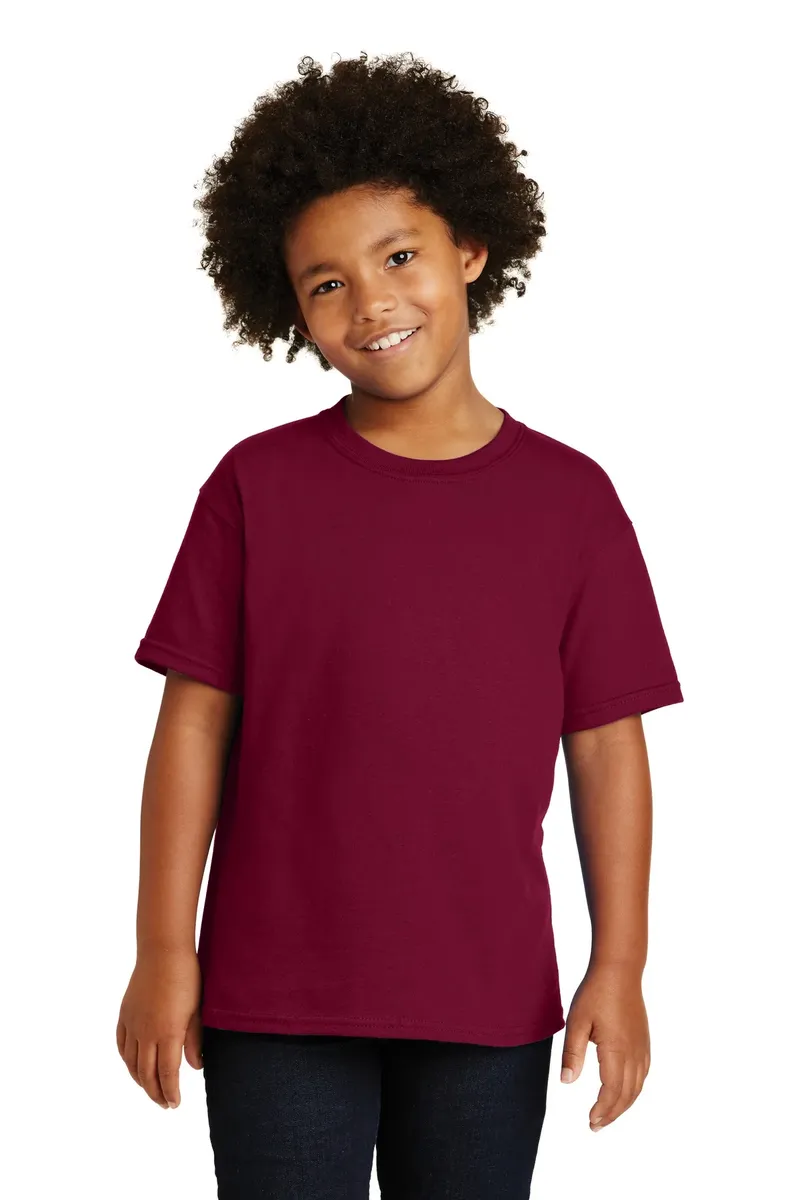 Gildan® - Youth  Heavy Cotton 100% Cotton T-Shirt.  5000B - additional view 5