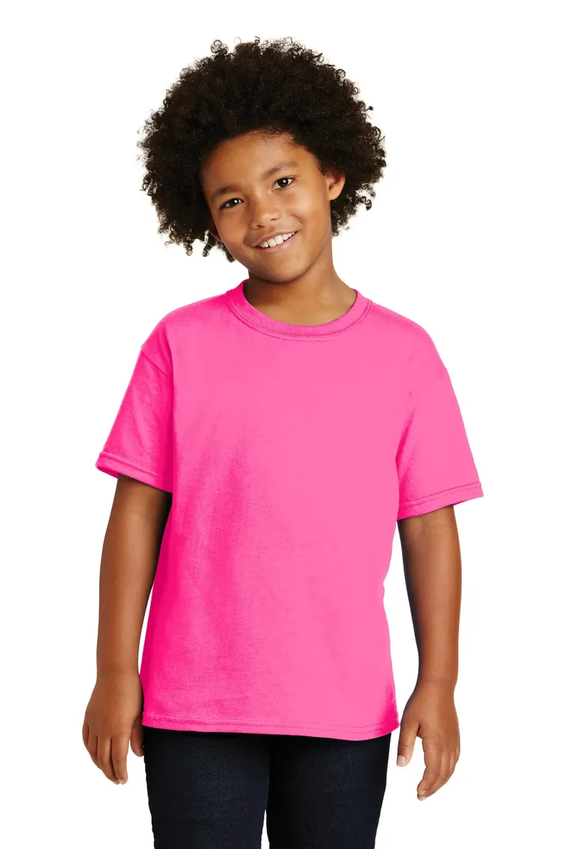 Gildan® - Youth  Heavy Cotton 100% Cotton T-Shirt.  5000B - additional view 10