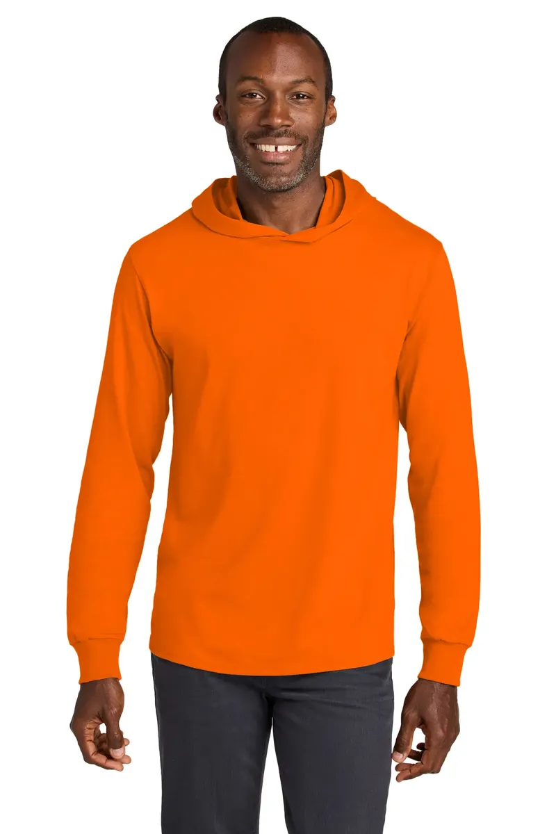 Jerzees Classics Unisex Cotton Long Sleeve Hooded T-Shirt 363LH - additional view 3