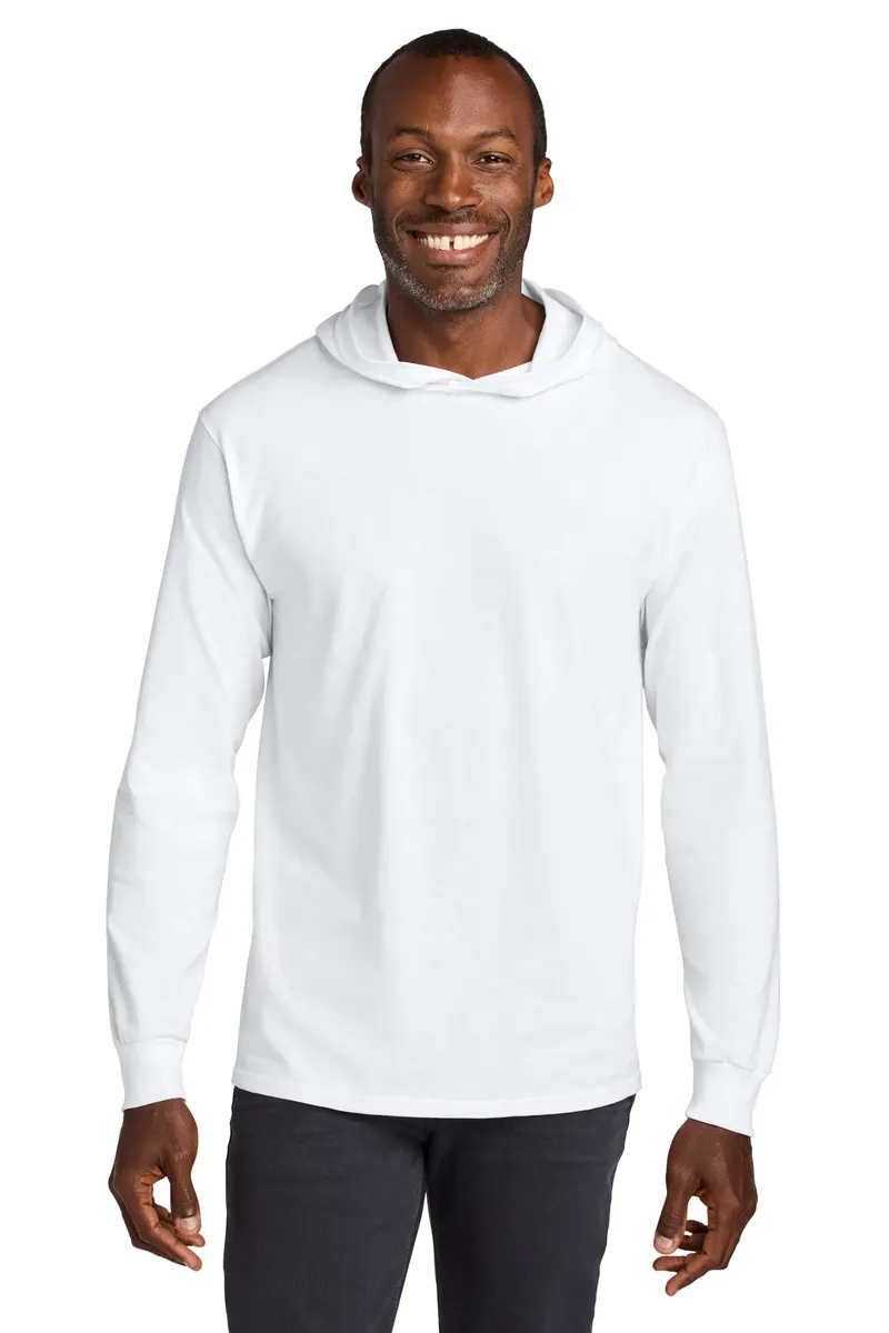 Jerzees Classics Unisex Cotton Long Sleeve Hooded T-Shirt 363LH - additional view 11