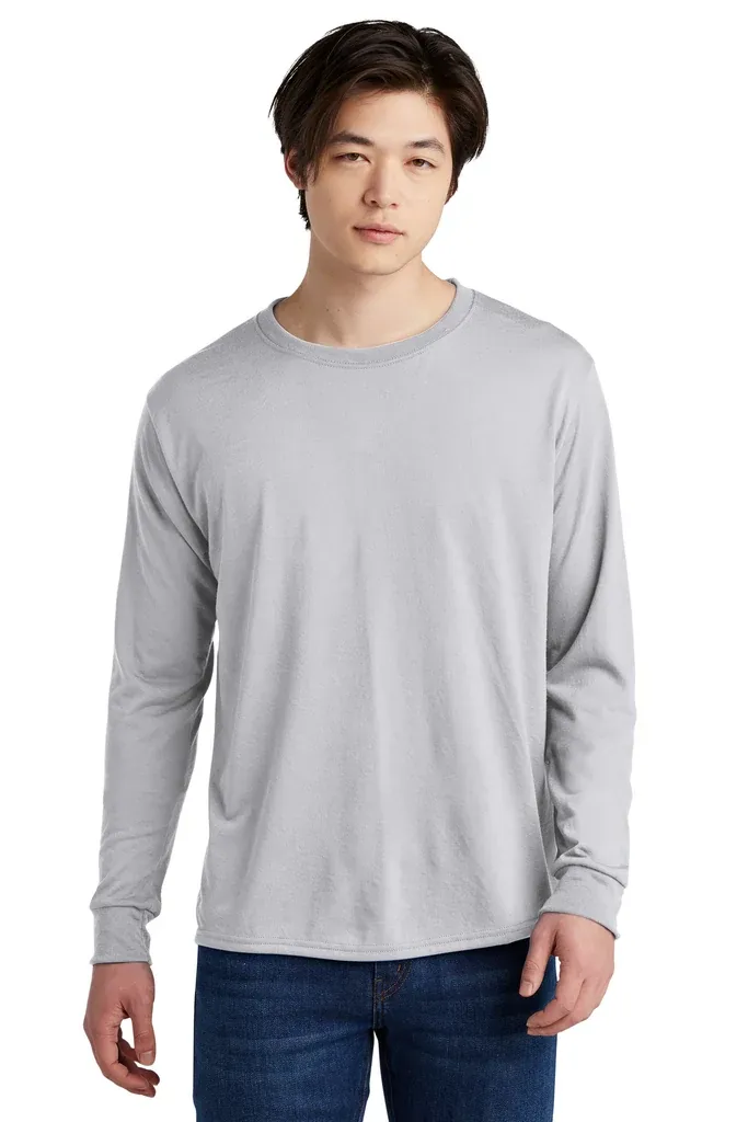 Jerzees® Dri-Power® 100% Polyester Long Sleeve T-Shirt 21LS - additional view 6