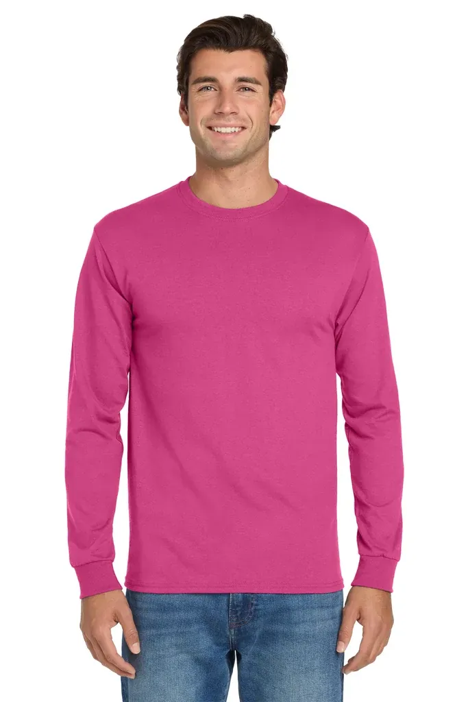 Jerzees® - Dri-Power® 50/50 Cotton/Poly Long Sleeve T-Shirt.  29LS - additional view 25