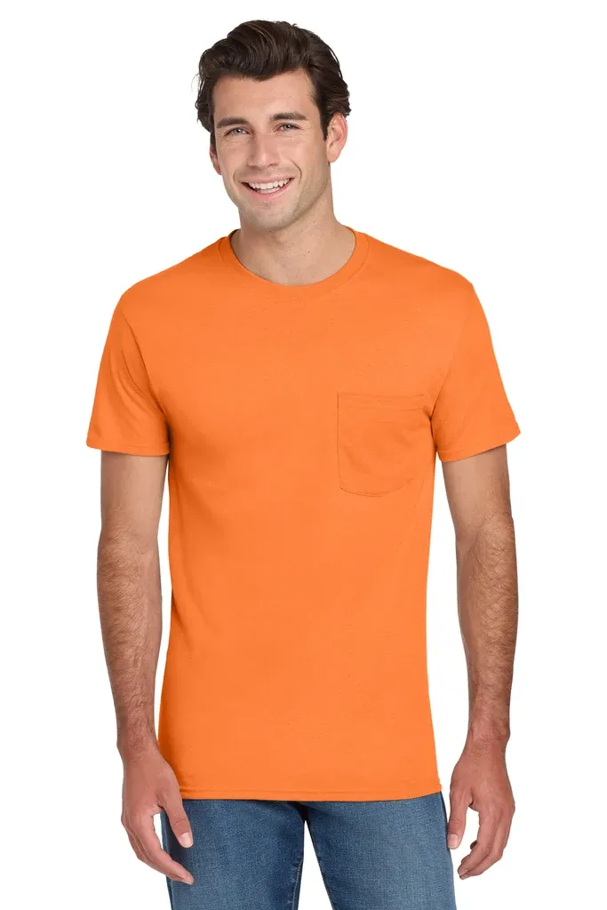 Jerzees® -  Dri-Power® 50/50 Cotton/Poly Pocket T-Shirt.  29MP - additional view 14