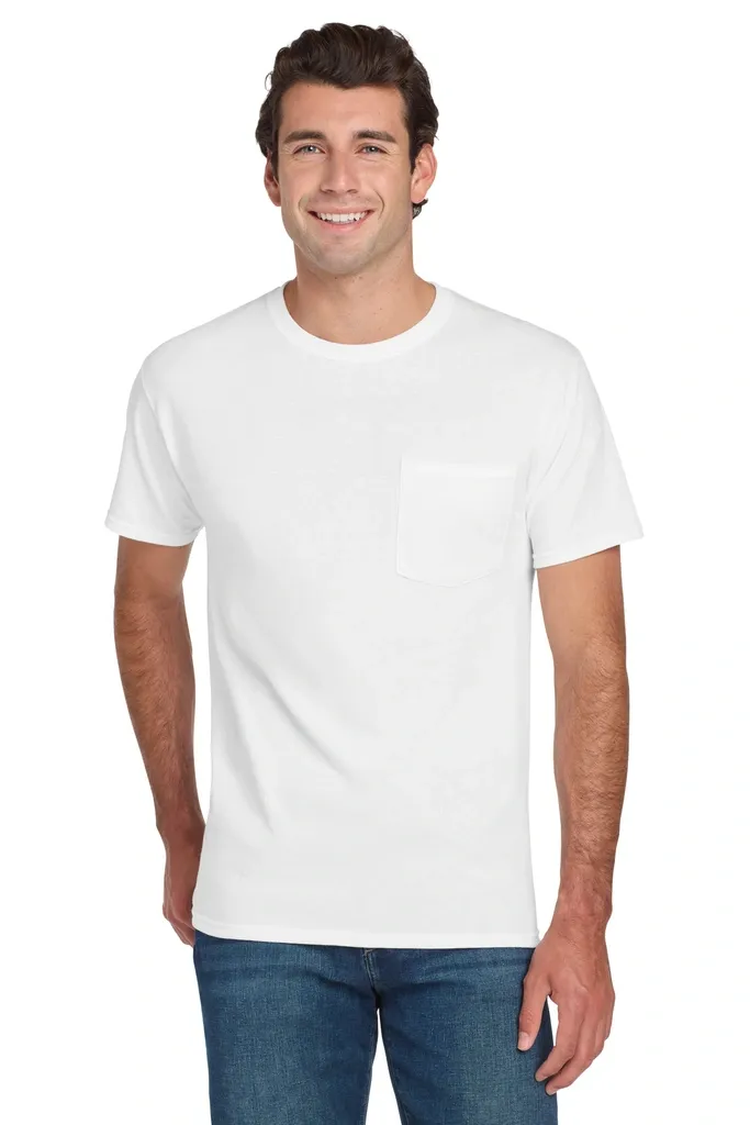 Jerzees® -  Dri-Power® 50/50 Cotton/Poly Pocket T-Shirt.  29MP - additional view 12