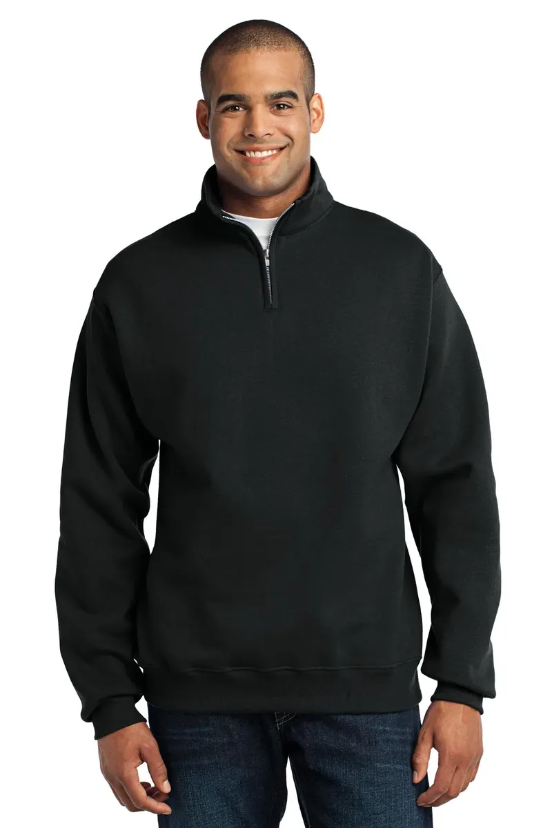 Jerzees® - NuBlend® 1/4-Zip Cadet Collar Sweatshirt. 995M - additional view 2