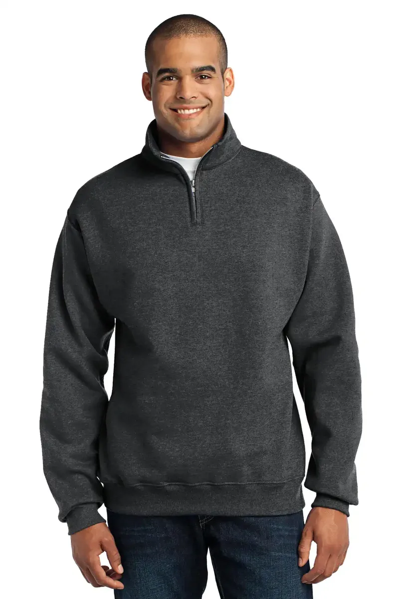 Jerzees® - NuBlend® 1/4-Zip Cadet Collar Sweatshirt. 995M - additional view 8