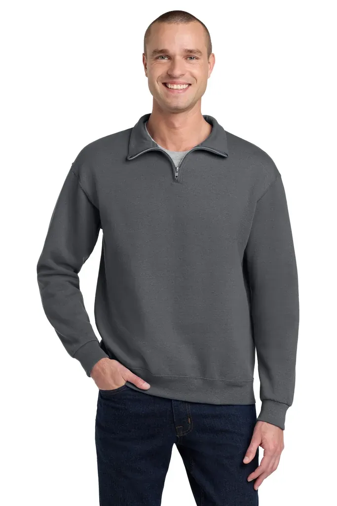 Jerzees® - NuBlend® 1/4-Zip Cadet Collar Sweatshirt. 995M - additional view 10