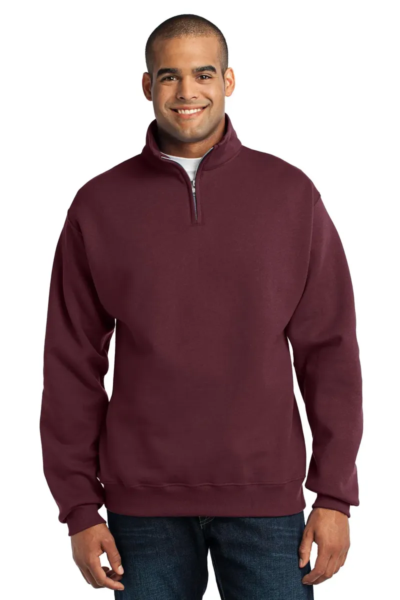 Jerzees® - NuBlend® 1/4-Zip Cadet Collar Sweatshirt. 995M - additional view 6