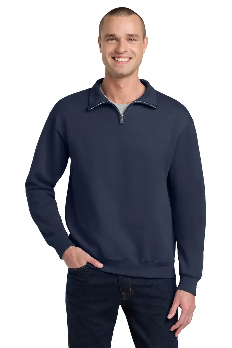 Jerzees® - NuBlend® 1/4-Zip Cadet Collar Sweatshirt. 995M - additional view 3