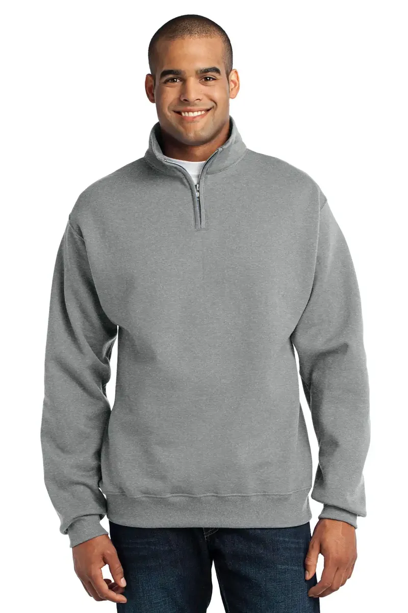 Jerzees® - NuBlend® 1/4-Zip Cadet Collar Sweatshirt. 995M - additional view 9