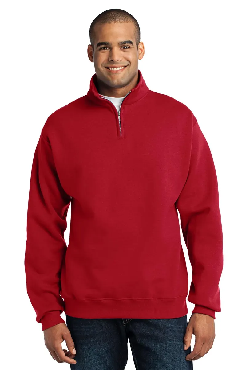 Jerzees® - NuBlend® 1/4-Zip Cadet Collar Sweatshirt. 995M - additional view 5