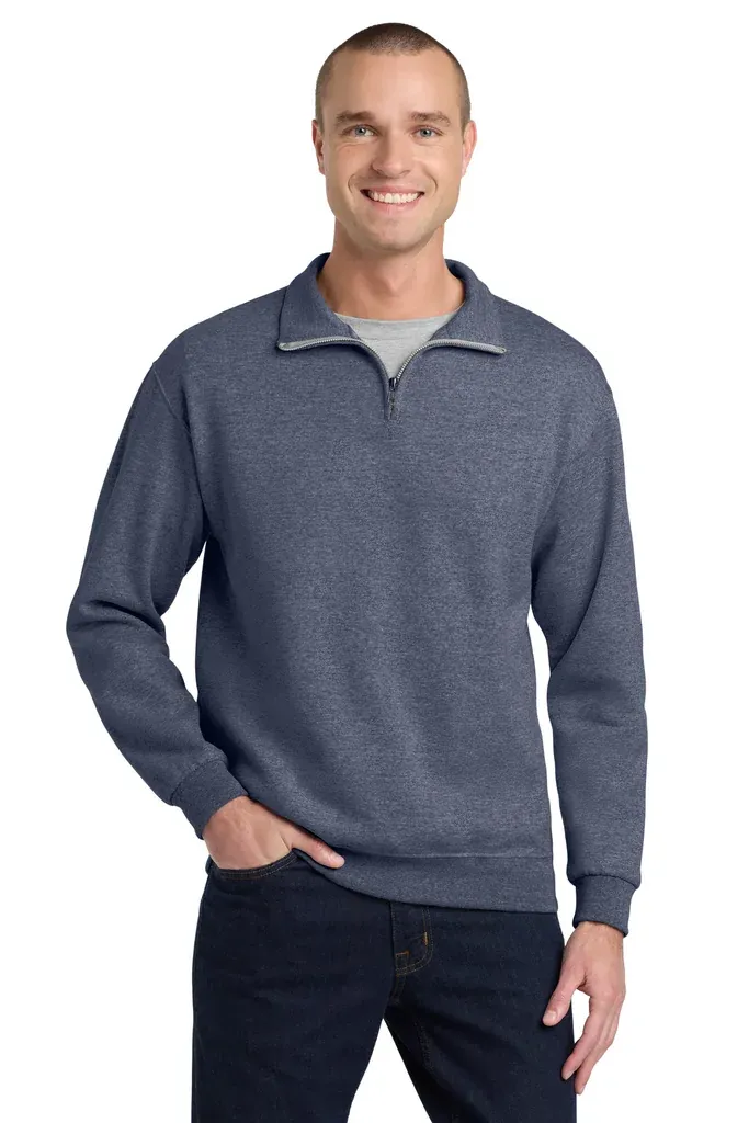 Jerzees® - NuBlend® 1/4-Zip Cadet Collar Sweatshirt. 995M - additional view 11