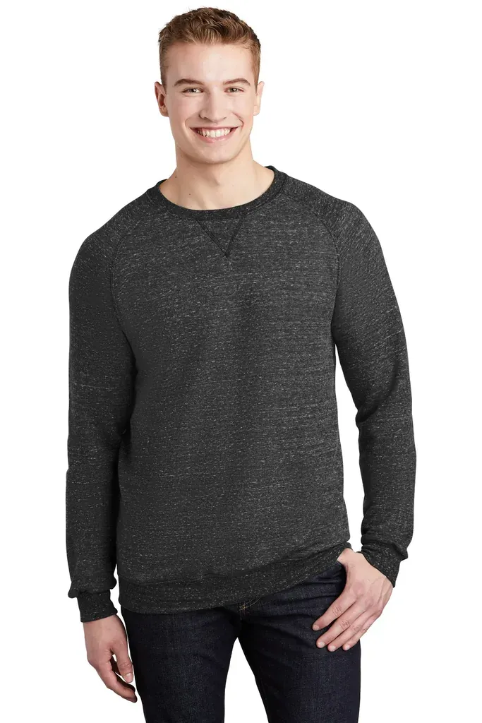Jerzees ® Snow Heather French Terry Raglan Crew 91M - additional view 5