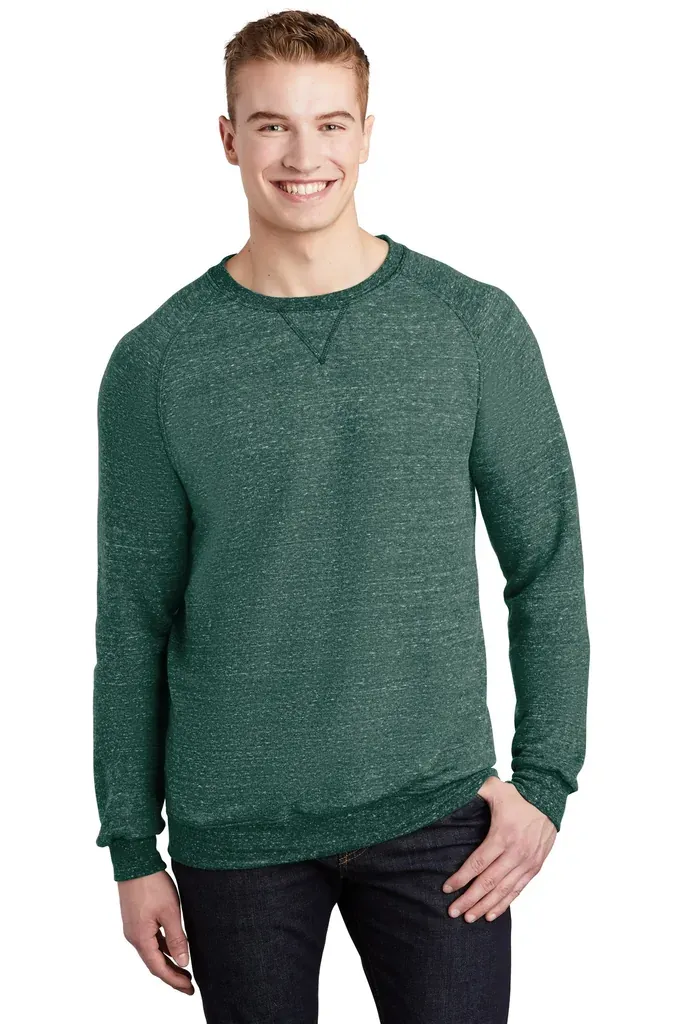 Jerzees ® Snow Heather French Terry Raglan Crew 91M - additional view 3